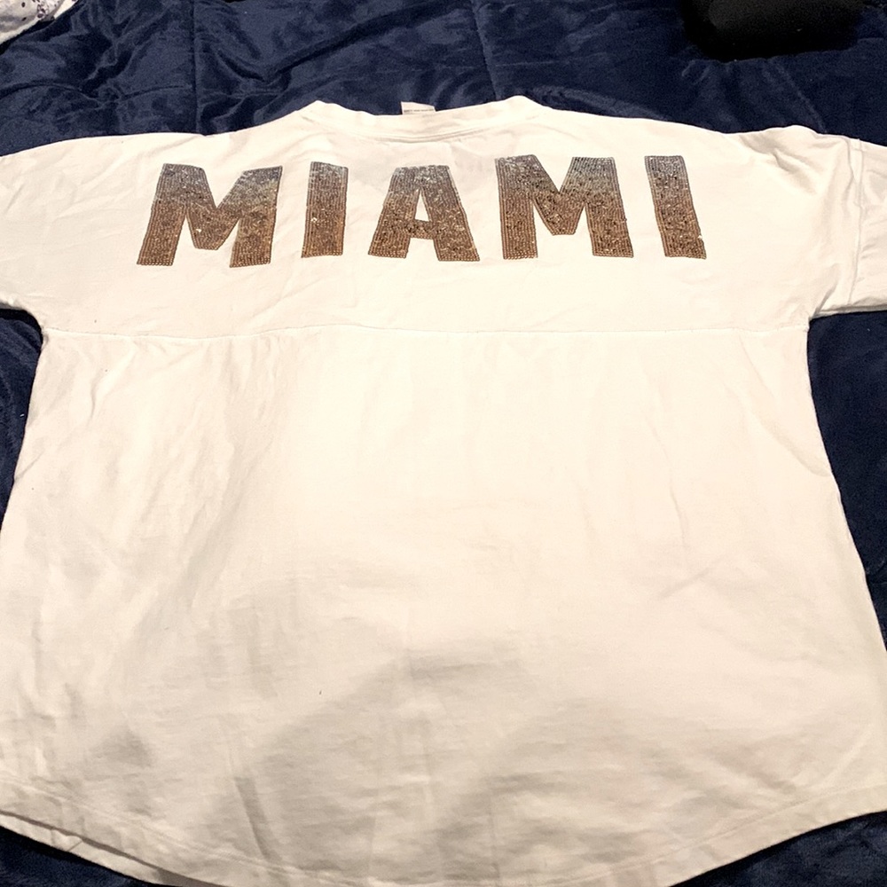 White Victoria Secret Pink shirt